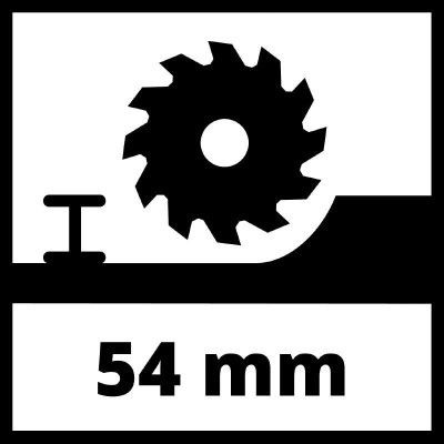 Дискова пила Einhell TE-CS 18/165-1LI - Solo PXC 18V, 165х20 мм, 2.6кг (без АКБ та ЗП) (4331207)