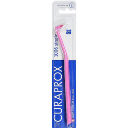 Зубна щітка Curaprox CS 1006 Single &amp; Sulcular 6 мм Монопучкова Рожева (CS 1006-06)