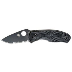 Ніж Spyderco Persistence FRN Black Blade напівсеррейтор (C136PSBBK)