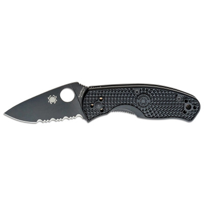 Ніж Spyderco Persistence FRN Black Blade напівсеррейтор (C136PSBBK)