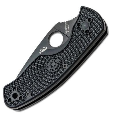 Ніж Spyderco Persistence FRN Black Blade напівсеррейтор (C136PSBBK)