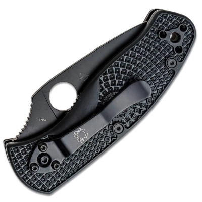 Ніж Spyderco Persistence FRN Black Blade напівсеррейтор (C136PSBBK)