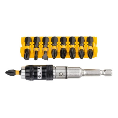 Набір біт DeWALT IMPACT TORSION, ударні, Torx, Philips, Pozidriv, Slotted, PH2, L=25 мм, 10 шт (DT70518T)
