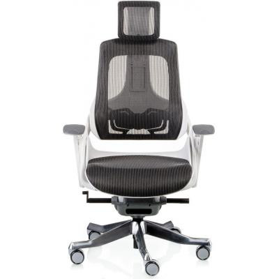 Офісне крісло Special4You WAU CHARCOAL NETWORK WHITE (E5319)