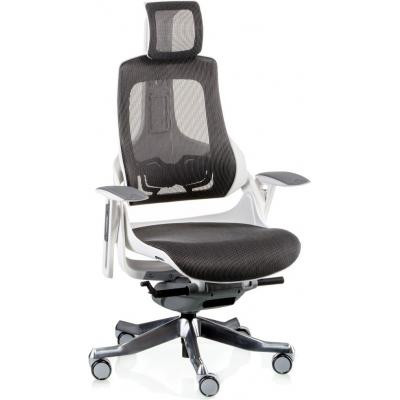 Офісне крісло Special4You WAU CHARCOAL NETWORK WHITE (E5319)