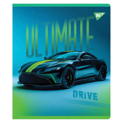 Зошит Yes Ultimate drive А5 24 аркушів клітинка (767541)