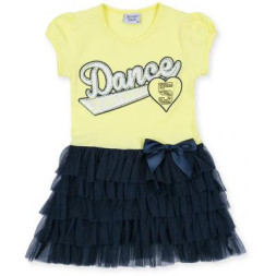 Плаття дитяче Breeze з багатошаровою спідницею &quot;Dance&quot; (8754-104G-yellow)