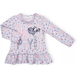 Кофта дитяча Breeze з пташкою &quot;HAPPY&quot; (10647-80G-gray)