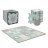 Дитячий килимок Kinderkraft Luno Shapes Mint 30 елементів (5902533919321)