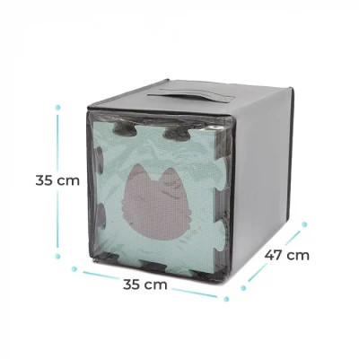 Дитячий килимок Kinderkraft Luno Shapes Mint 30 елементів (5902533919321)
