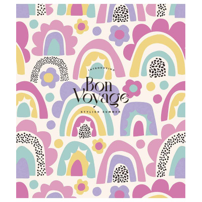Зошит Школярик Bon Voyage 12 аркушів клітинка (012-3206K)