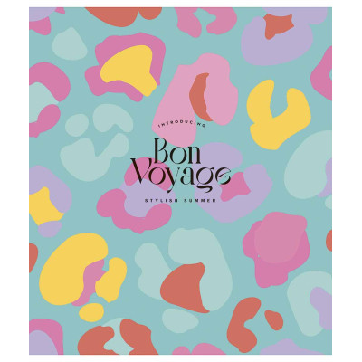 Зошит Школярик Bon Voyage 12 аркушів клітинка (012-3206K)