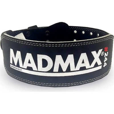 Атлетичний пояс MadMax MFB-244 Sandwich шкіряний Black XL (MFB-244_XL)