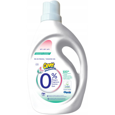 Гель для прання Clever Neutro + Color 1.56 л (5900308779804)