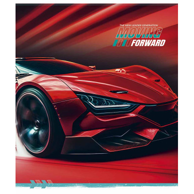 Зошит Школярик Moving forward 96 аркушів клітинка (096-3370K)