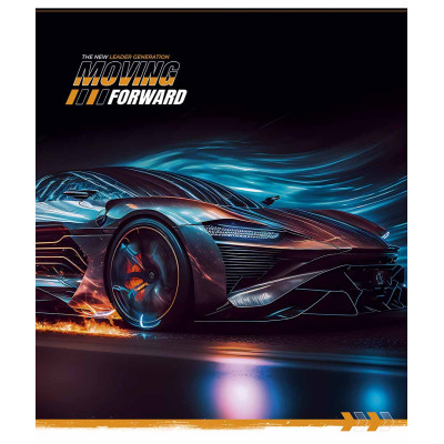Зошит Школярик Moving forward 96 аркушів клітинка (096-3370K)