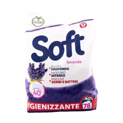Пральний порошок Soft Lavanda Універсальний з активним киснем 3.9 кг (8003640015413)