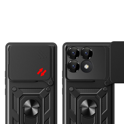 Чохол до мобільного телефона BeCover Military Poco F6 Pro Black (712166)