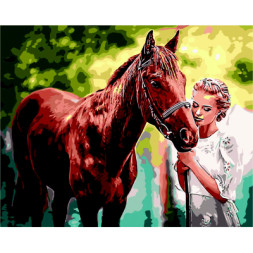 Картина по номерам ZiBi Справжня дружба 40*50 см ART Line (ZB.64265)