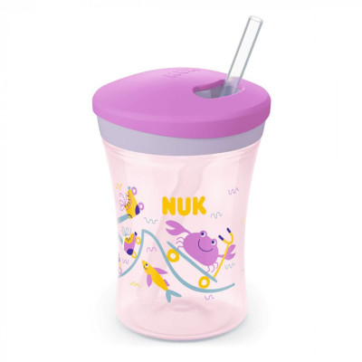 Поїльник-непроливайка Nuk Evolution Action Cup Ocean 230 мл (3952422)