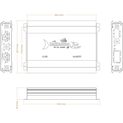 Автомобільний підсилювач DL Audio Barracuda 4.65