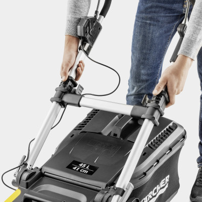 Газонокосарка Karcher LMO 5-18 Dual Battery Set, 36V(18V+18V), 2х5Ah, 25-70см (1.445-431.0)