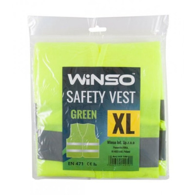Жилет сигнальний WINSO зелений, XL (149100)