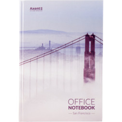 Книга записна Axent San Francisco А4 у твердій обкладинці 192 аркуші клітинка (8423-22-A)