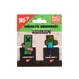 Закладки для книг Yes магнітні Minecraft, висікання, 2 шт (708397)
