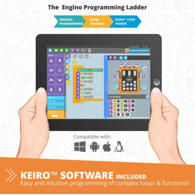 Конструктор Engino STEM &amp; Robotics Pro Set v2 з акумулятором (E30-1B)