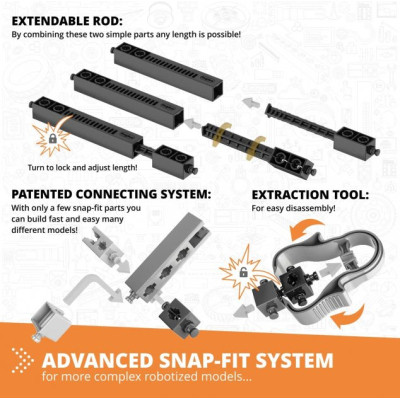 Конструктор Engino STEM &amp; Robotics Pro Set v2 з акумулятором (E30-1B)