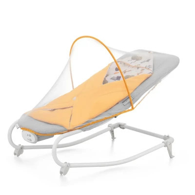 Крісло-гойдалка Kinderkraft шезлонг Felio 2 Forest Yellow (5902533921102)