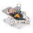 Крісло-гойдалка Kinderkraft шезлонг Felio 2 Forest Yellow (5902533921102)