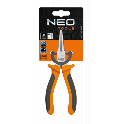 Плоскогубці Neo Tools круглогубці, 160 мм (01-020)