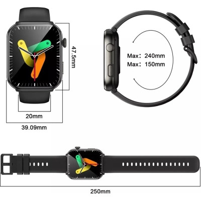 Смарт-годинник Blackview R60 Black (6931548318699)