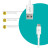 Дата кабель USB 2.0 AM to Type-C 1.2m CB-UT11 White Piko (1283126477522)