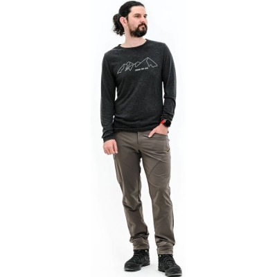 Футболка Turbat Cozy Logo 2 LS Mns caviar - L - чорний (012.004.4338)