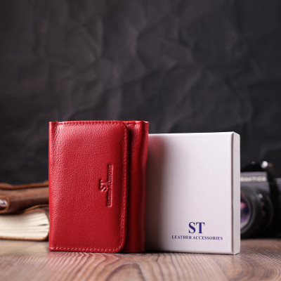 Гаманець ST Leather Шкіряний Червоний (22505)