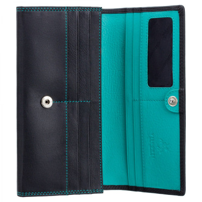 Гаманець Visconti CD21Topaz Black Aqua (CD21 BLK/AQUA)