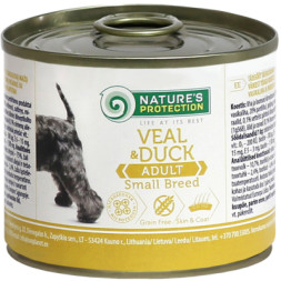 Консерви для собак Nature's Protection Adult small breed Veal&amp;Duck 400 г (KIK45096)