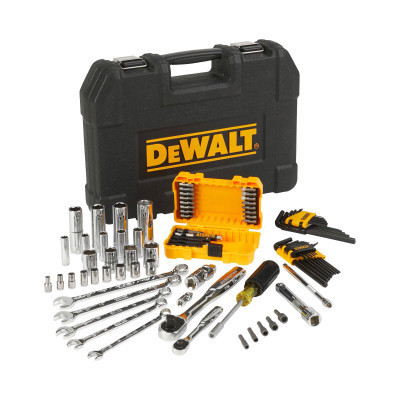 Набір інструментів DeWALT головок та біт 1/4&quot; та 3/8&quot;, 89 шт. (DWMT73800-1)