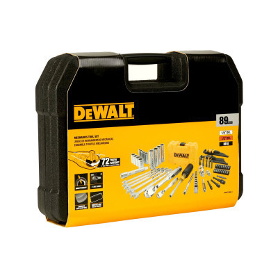Набір інструментів DeWALT головок та біт 1/4&quot; та 3/8&quot;, 89 шт. (DWMT73800-1)