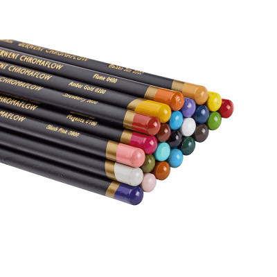 Олівці кольорові Derwent Chromaflow 24 кол. у металевому пеналі (5028252616133)