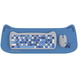Комплект Canyon HSET-W6 Kitty Edition Wireless UA Blue (CNS-HSETW6BL)