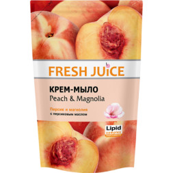 Рідке мило Fresh Juice Peach &amp; Magnolia дой-пак 460 мл (4823015913259)