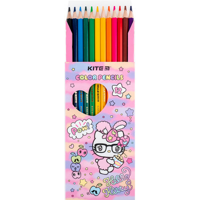 Олівці кольорові Kite Hello Kitty 12 кольорів (HK24-051)