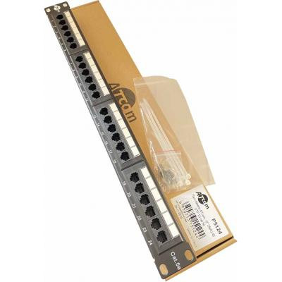 Патч-панель Atcom 19&quot; 24 порта UTP (P5124)