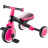 Дитячий велосипед Globber Learning Trike 2 в 1, фуксія (735-110)