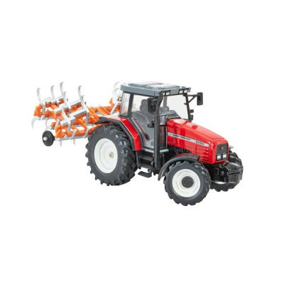 Спецтехніка Britains Трактор Massey Ferguson 6290 з культиватором 1:32 (43335)