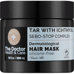 Маска для волосся The Doctor Health &amp; Care Tar With Ichthyol + Sebo-Stop Complex 295 мл (8588006042559)
